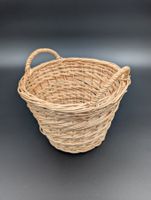 Kleiner Weidenkorb Dekokorb mit Henkeln Ø 18cm