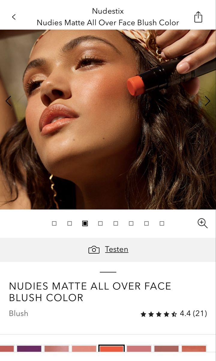 Make-up: Nudestix Nudies Matte Blush "Picante" Neu! – Nuovo e nell'imballaggio originale da Zürich venduto da deruja 8