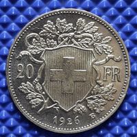 20 Francs Vreneli 1926 RARE