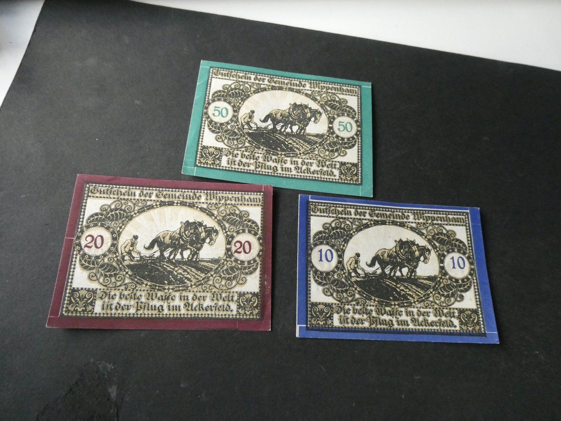 Banknoten: Oesterreich, Wippenham - Notgeldscheine – Gebraucht aus Hinterforst von Rohusri