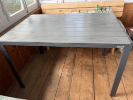 Gartentisch anthrazit rechteckig