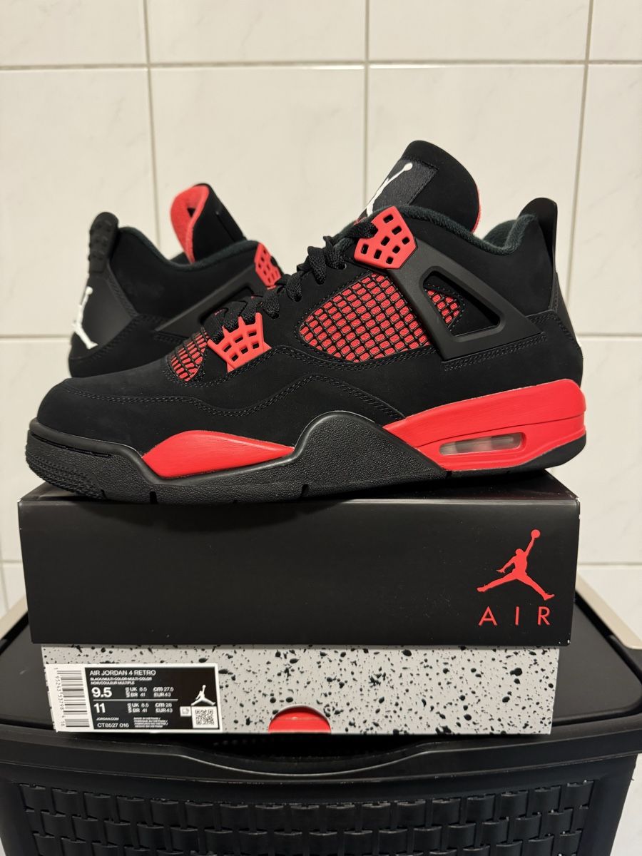 Jordan Scarpe da uomo: Air Jordan 4 "Red Thunder" EU 43, Neu !!! – Nuovo e nell'imballaggio originale da Tuggen venduto da Kawest0