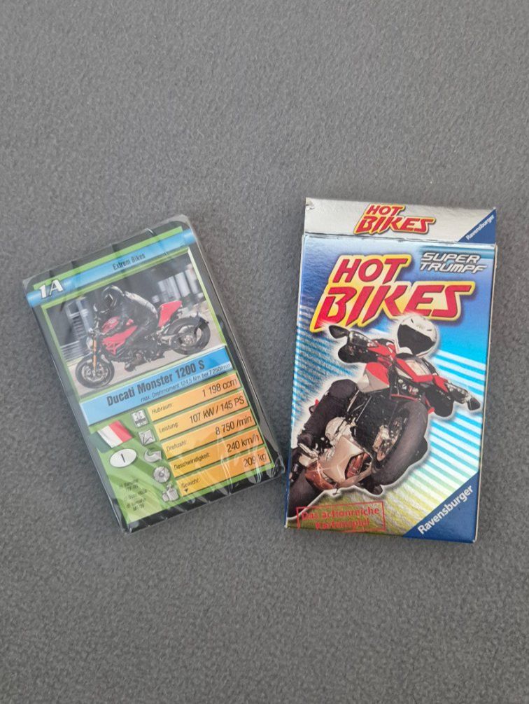 Spiele: Hot Bikes Super Trumpf Quartett – Neu und originalverpackt aus Emmenbrücke von Turmfalke