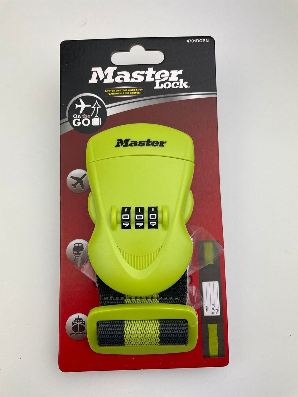 Schlösser: 2x Masterlock - Reiseschloss Kofferband, Gepäckgurt – Neu und originalverpackt aus Wängi von LiqKojote 1