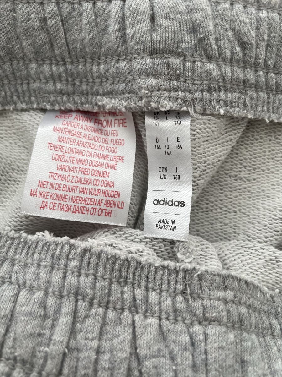 2er Set: Sport Shorts von Adidas H&M 164, Graue Sommerhose