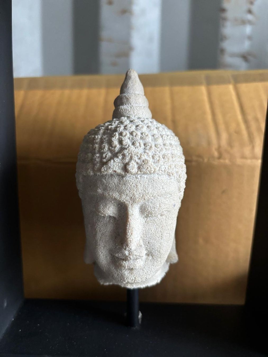 Sculture & Statue: Bild Buddha Steinguss – Nuovo e nell'imballaggio originale da Regensdorf venduto da RCM_8105Regensdorf