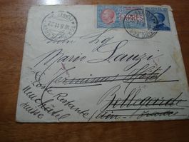 Italien Eil-Brief 1911, Torino-Neuchatel