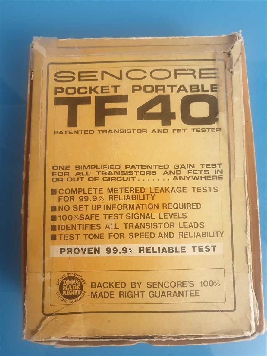 Misurare: SENCOR TF-40 TRANSISTOR/FET TESTER POCKET – Usato da Reinach AG venduto da softwareladen 9