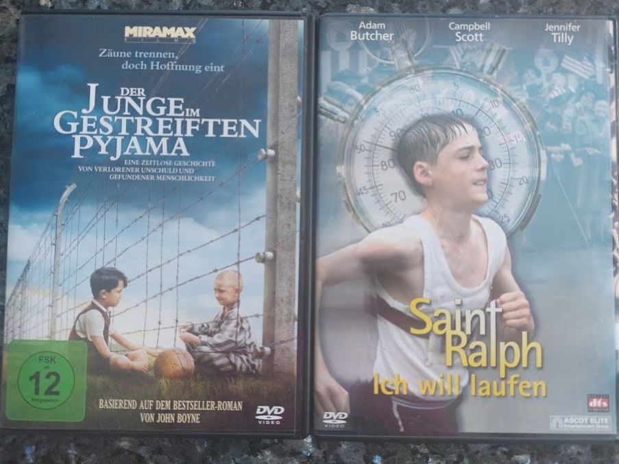2 DVDs: Der Junge im gestreiften Pyjama / Saint Ralph (Gebraucht) in ...