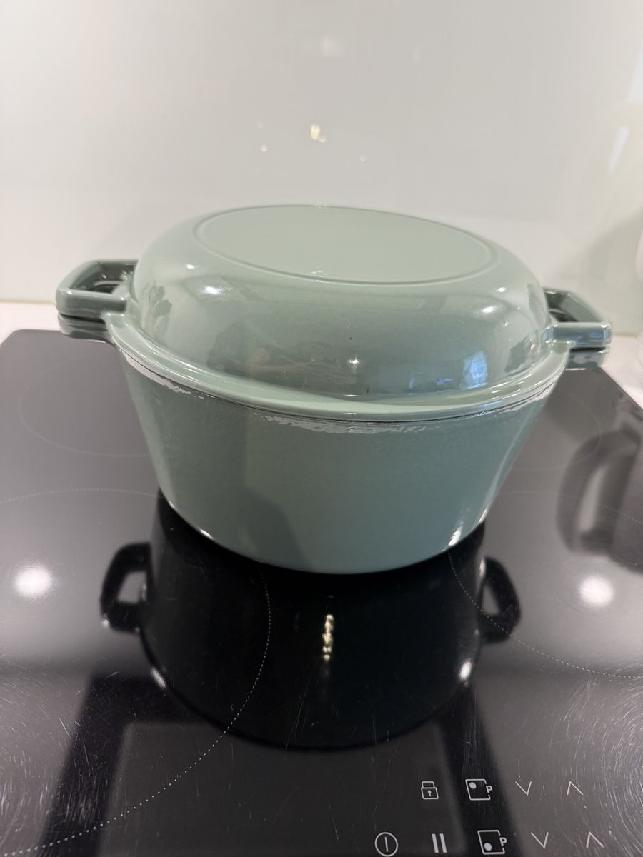 Pentole: Gusseisen Bräter Topf 25 cm mintgrün – Usato da Bülach venduto da tamara1301