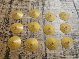 lego 93059 lot de 12 pièces Pearl Gold Minifigure, Headgear