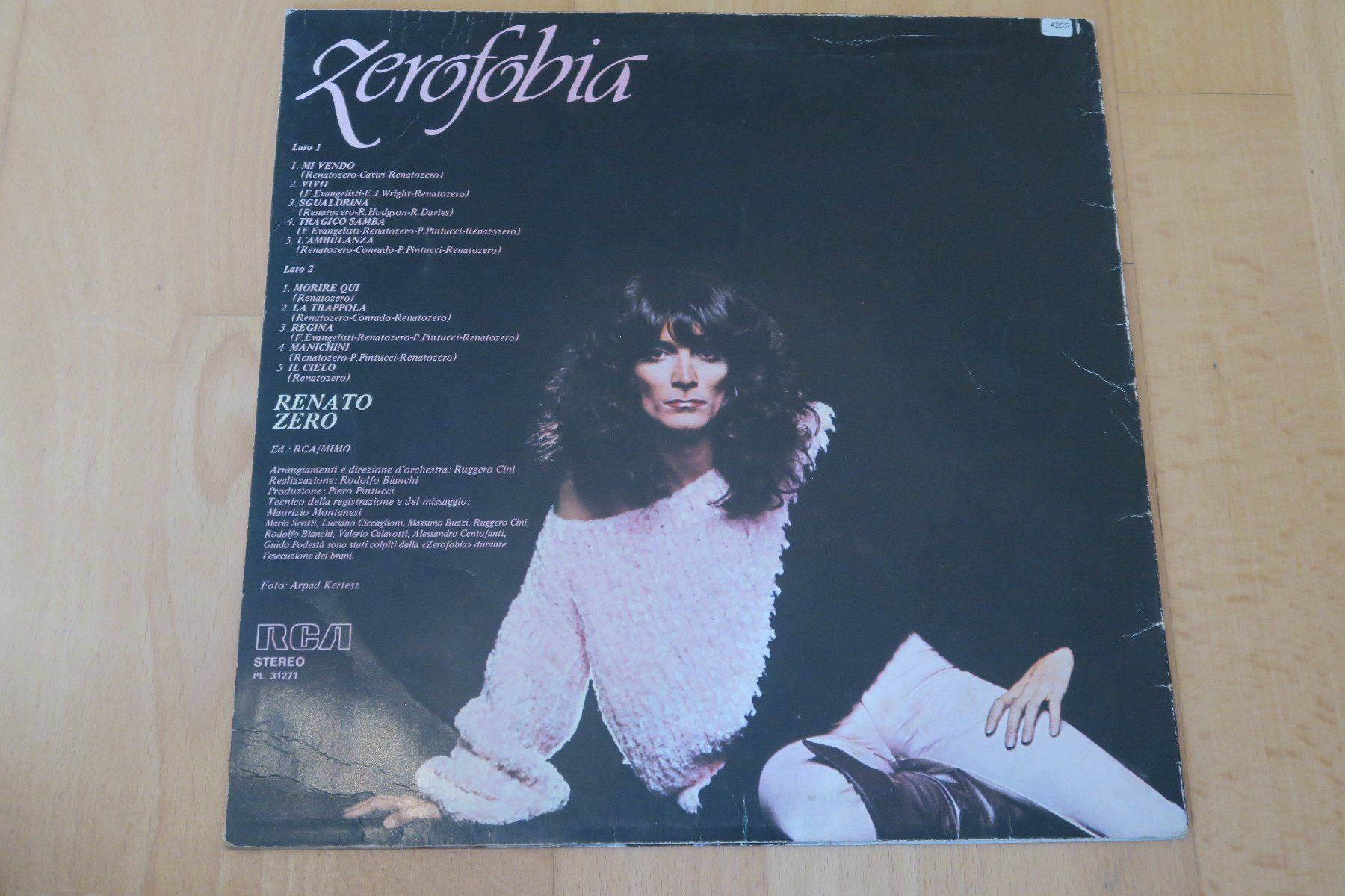 Dischi in vinile: Renato Zero – Zerofobia – Usato da Thun venduto da Karibu70 1