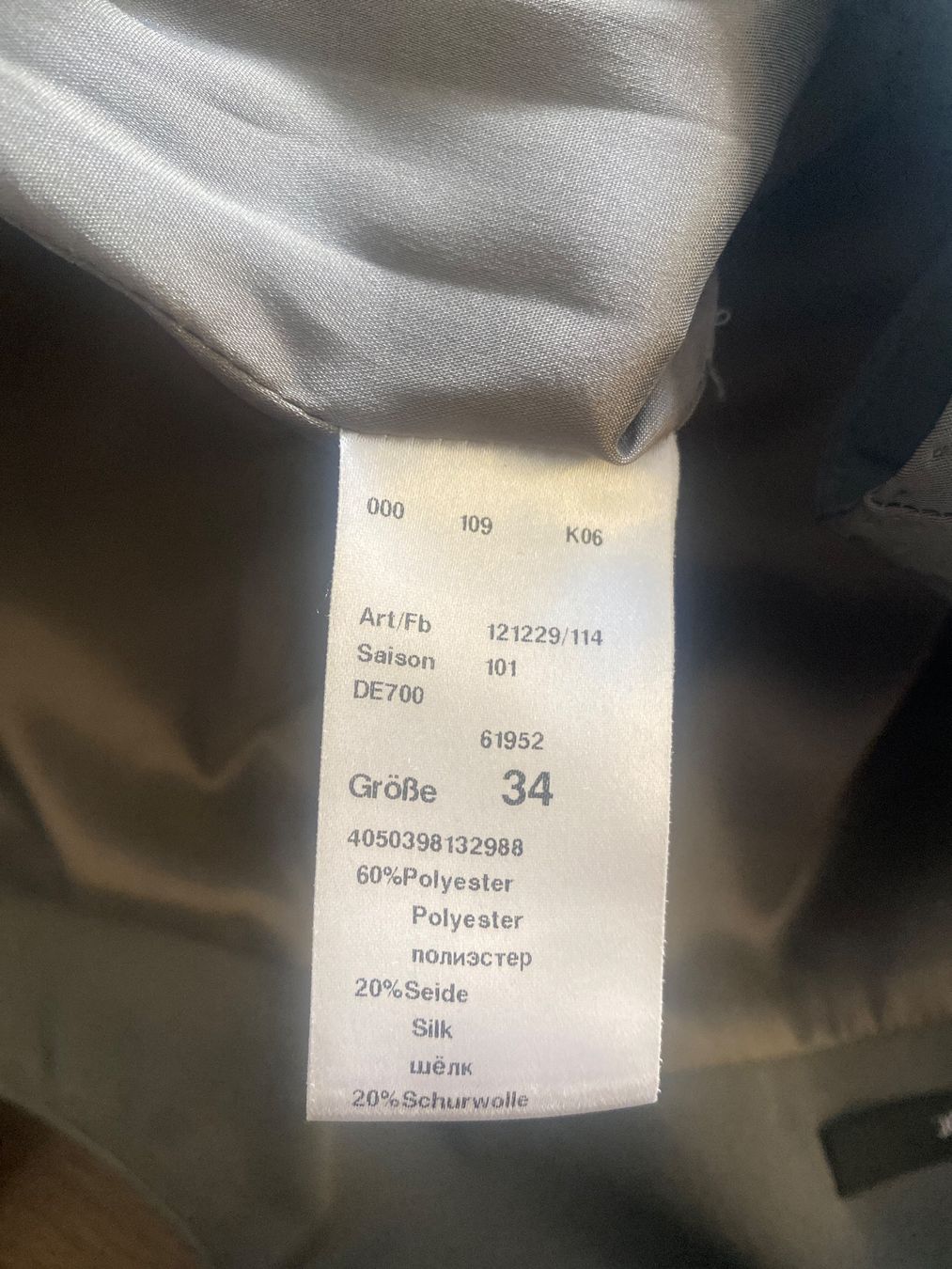 Windsor Vestiti: •Windsor• KLEID GR.34/XS Seide edel / helles Anthrazit/Mocca – Nuovo (secondo la descrizione) da Frauenfeld venduto da Boldi46 2
