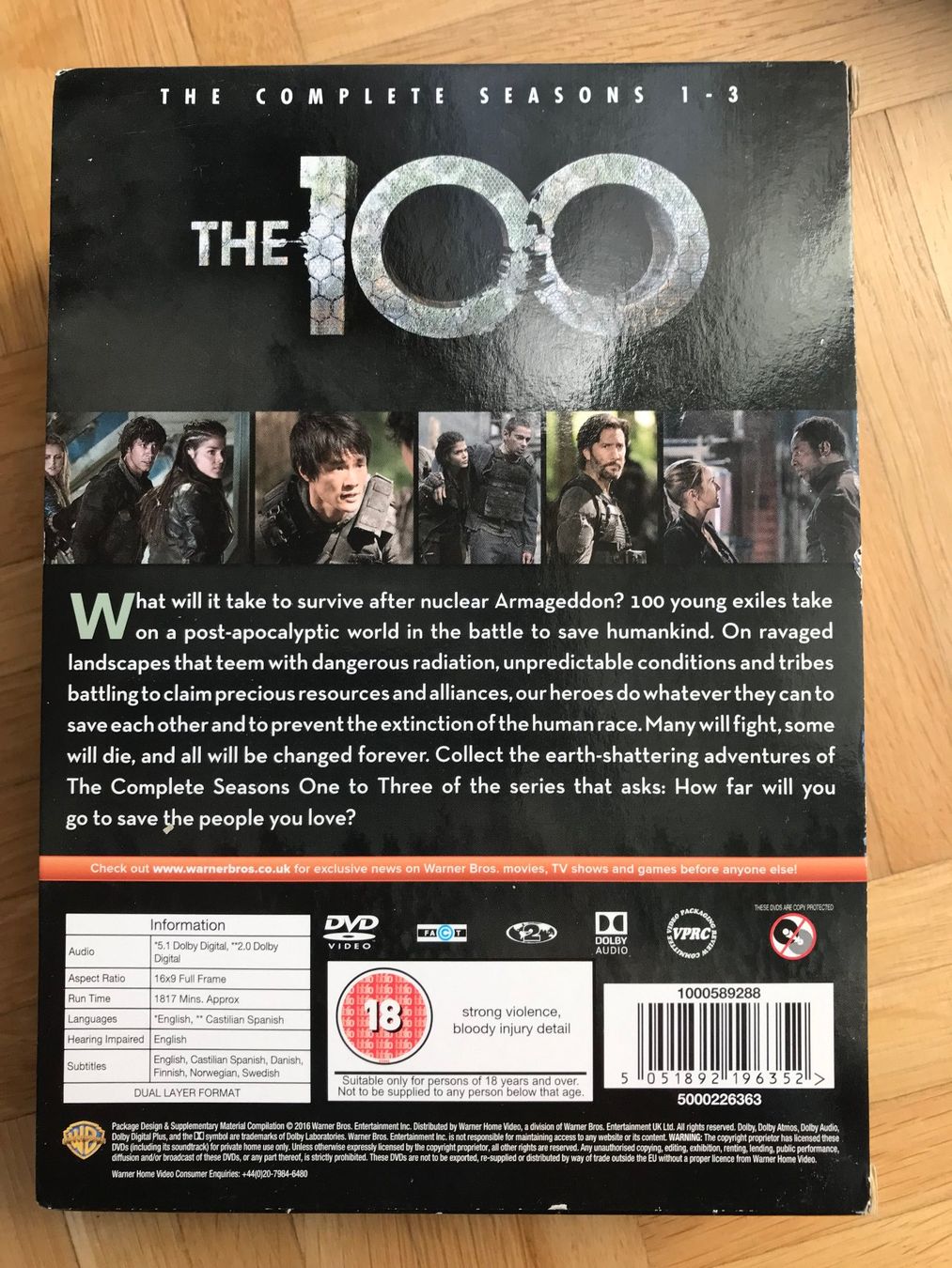 Tutti i DVDs: The 100 - The Complete Seasons 1-3 - DVD – Usato da Zürich venduto da Malcom 8