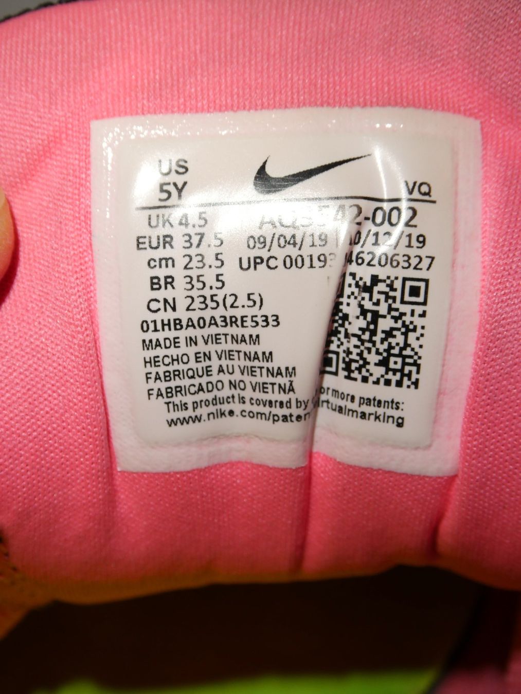 Nike Scarpe per ragazze: Laufschuh Nike Gr.37.5 – Usato da Mels venduto da KOSL 5