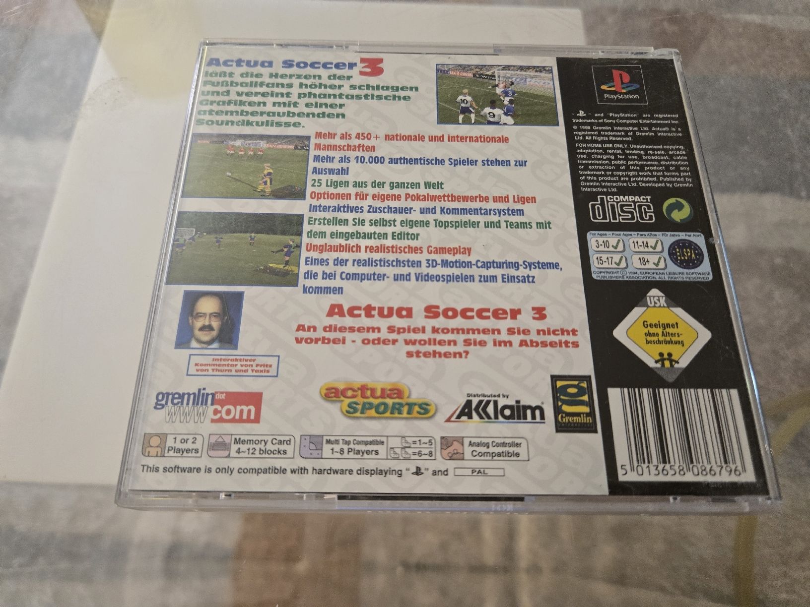 Giochi: Actua Soccer 3 PS1 – Usato da Bussigny venduto da Kfdlt 1
