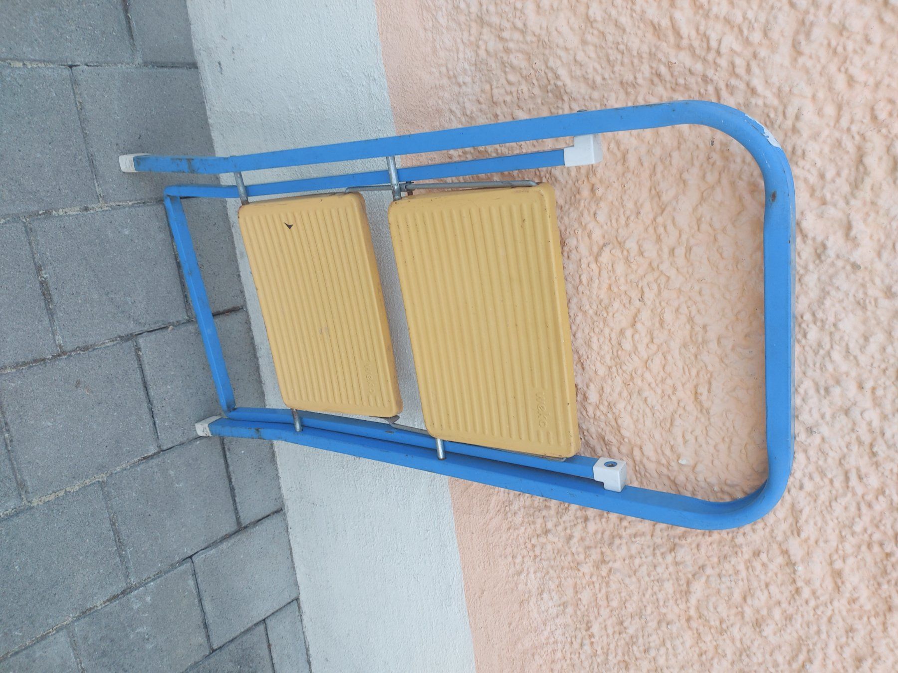 Scale: Tritthocker blau gelb 2 Stufen ; Leiter – Usato da Rheinau venduto da profitronic.shop 6