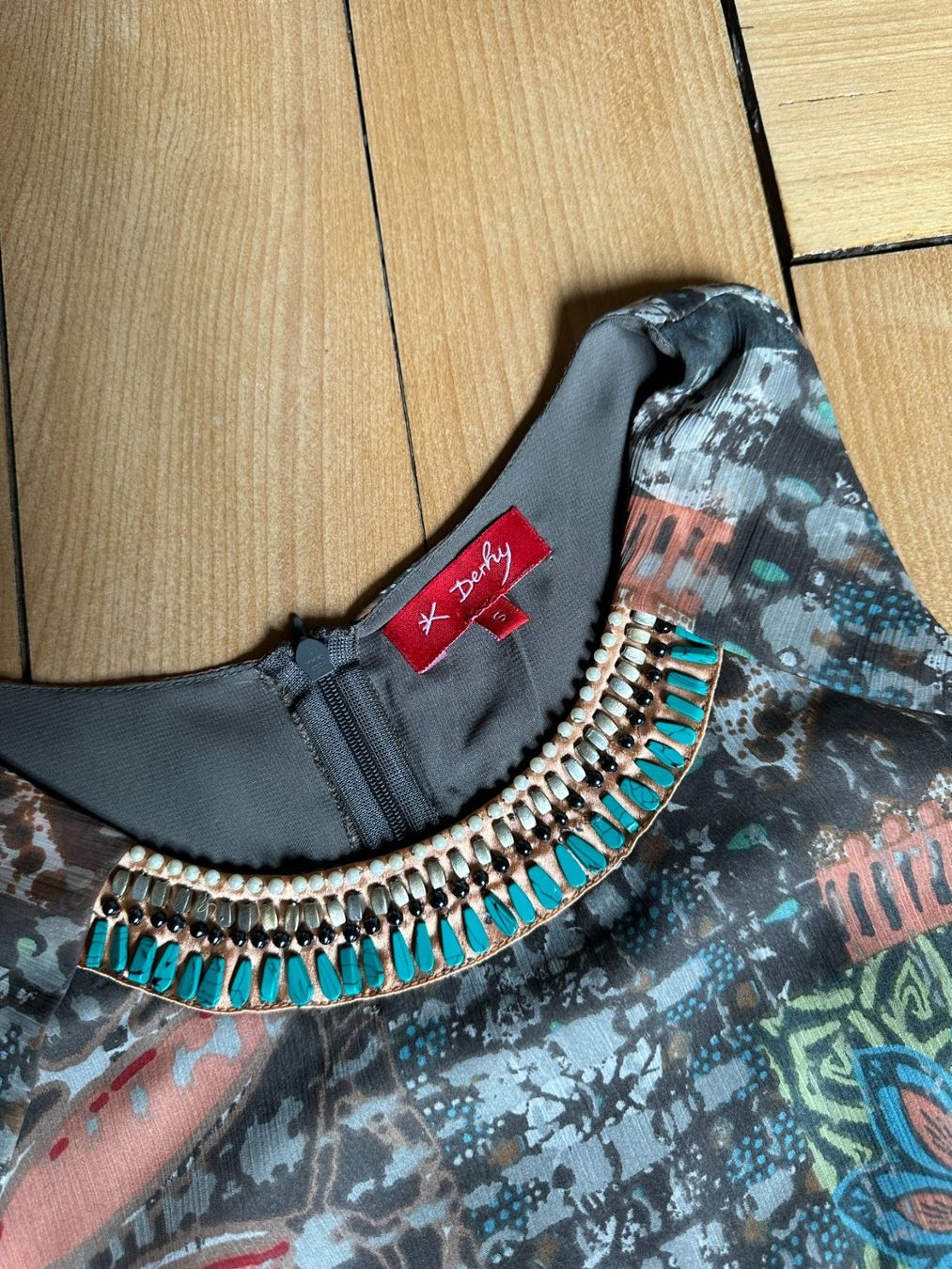 Derhy Vestiti: DERHY - Kleid bunt gemustert S – Usato da Zürich venduto da Diazaio 3