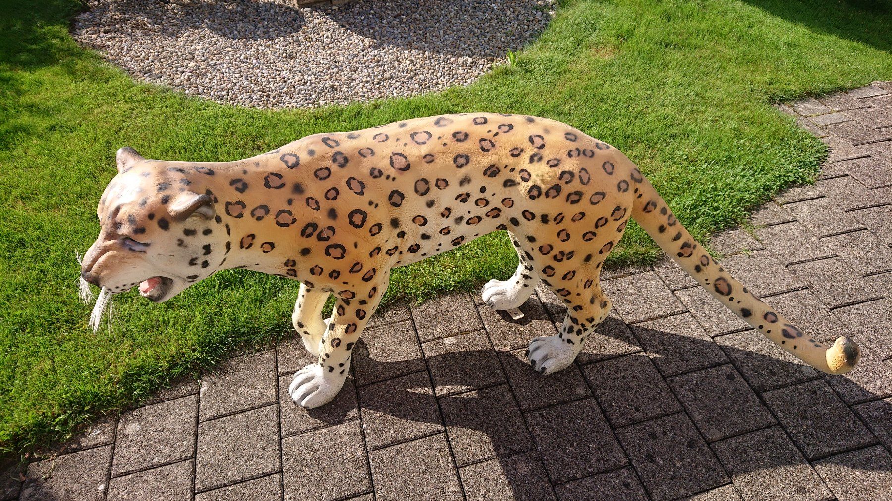 Sculture & Statue: Leopard / Gepard Skulptur – Usato da Uznach venduto da bullrot313 3