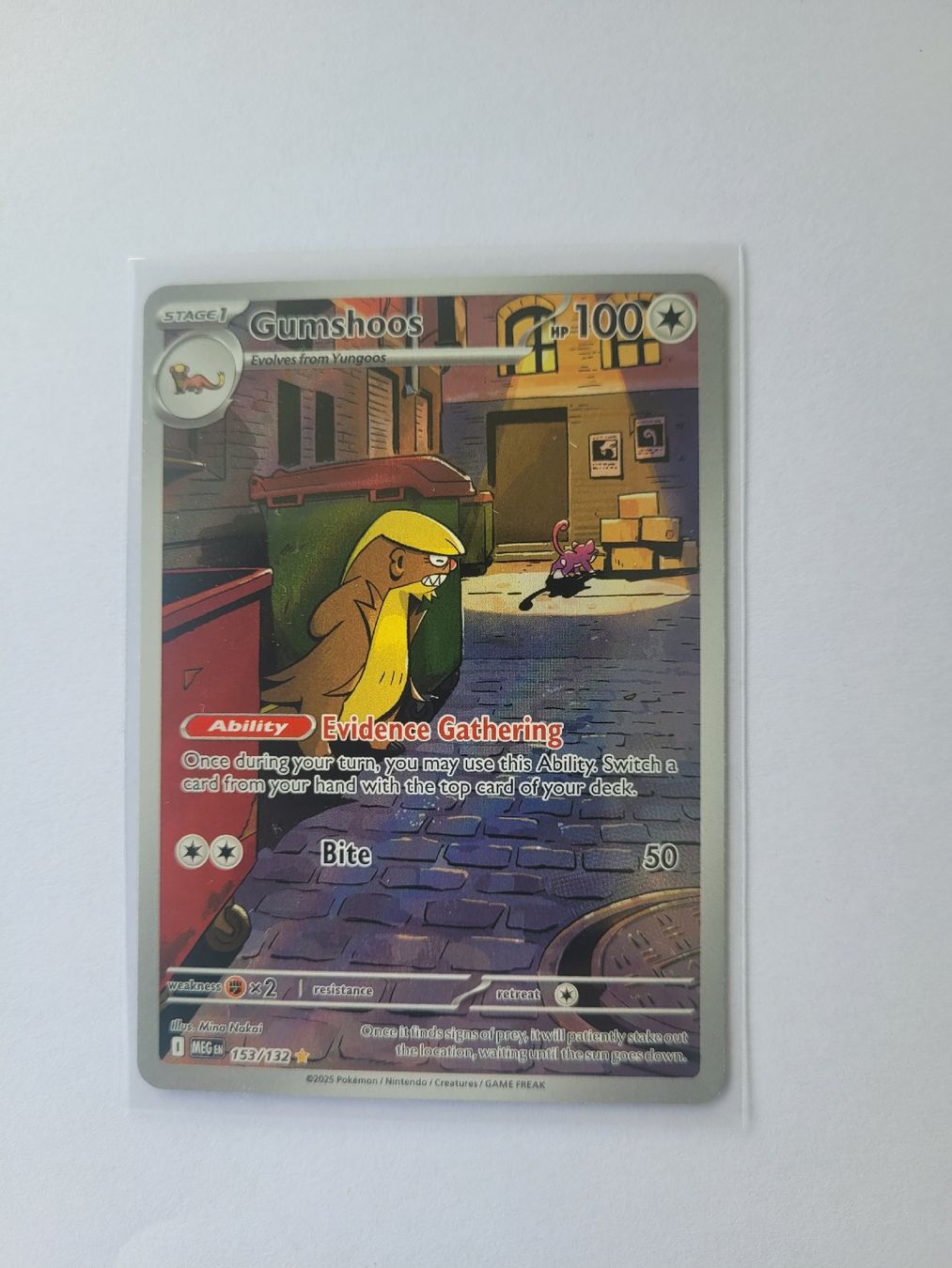 Pokémon Sammelbilder & Trading cards: Pokémon Gumshoos EN – Neu (gemäss Beschreibung) aus Brunnen von Schlumpf018