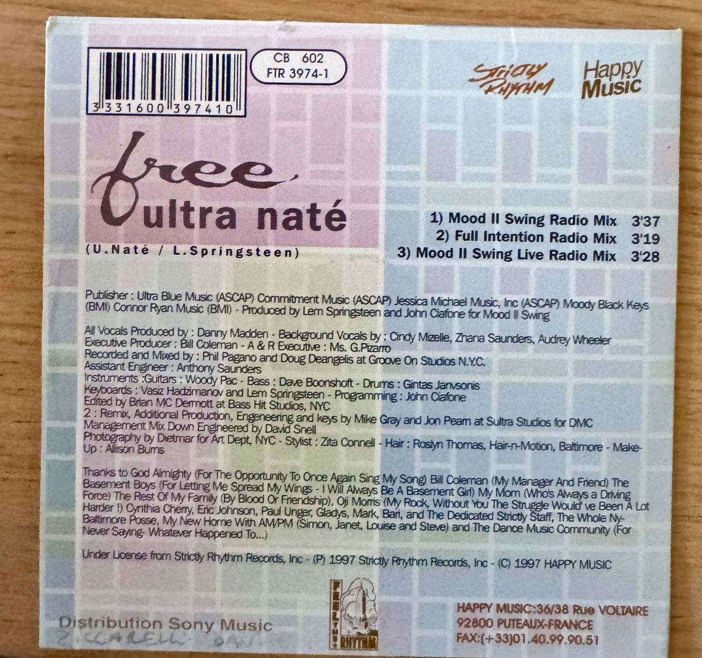 CDs: Ultra Naté – Gebraucht aus Lausanne von davzic 1
