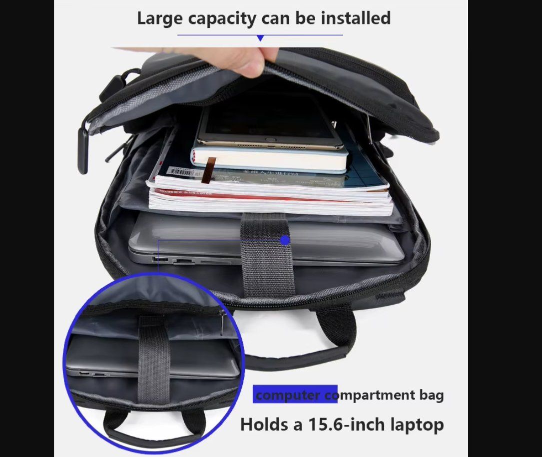 Rucksäcke: Sac à dos élégant avec port de charge USB – Neu und originalverpackt aus Biel/Bienne von Joridel7 5