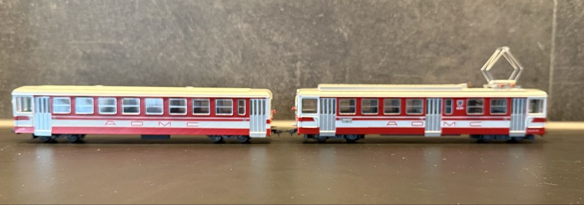 Modellini di ferrovie: Rame AOMC Be 4/4 102+Bt 132 Digitsl DCC – Usato da Etagnières venduto da 1217juju 1