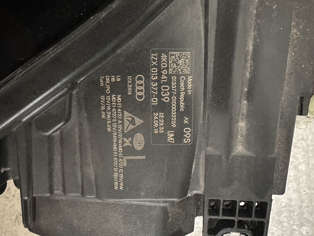 Audi Fari: Audi A6 C8 Scheinwerfer Matrix – Usato da Freidorf TG venduto da millei008 2