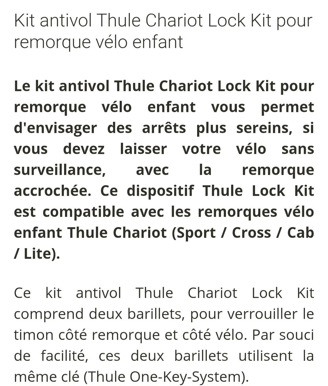 Fixations: Anti-vol pour poussette chariot – D'occasion à Borex par mab_28bf 4