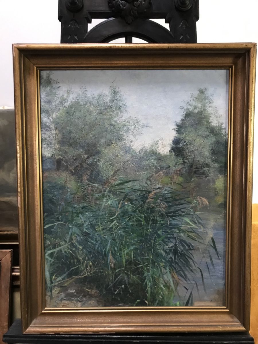 Tableaux: Monogramm A. T. – D'occasion à Wolfhalden par SecondAntique