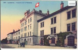 Lausanne - Caserne de la Pontaise - Litho