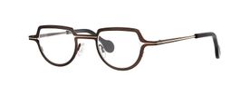THEO EX BELGIEN BRILLENGESTELL ROPE 326 BRAUN - FABRIKNEU OV