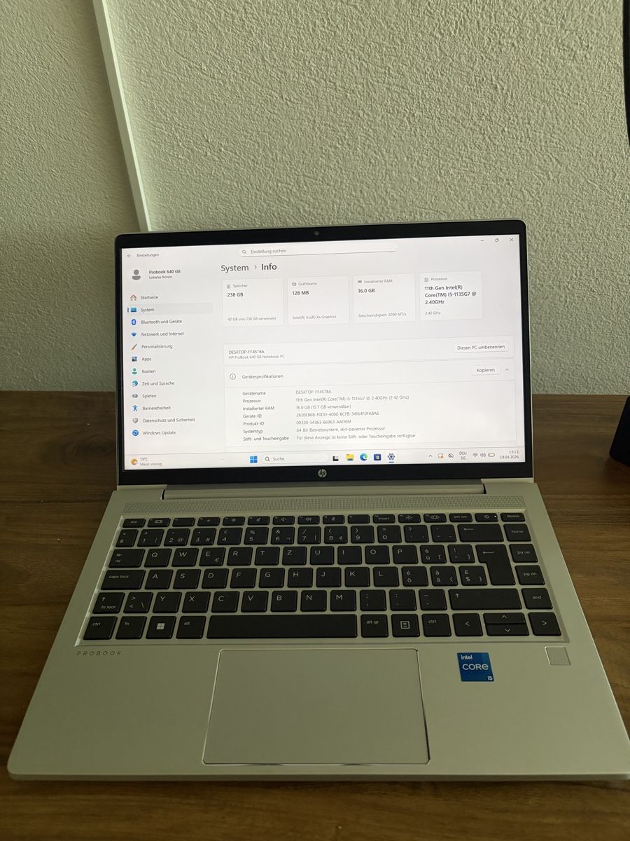 Hewlett Packard Notebook: HP ProBook 640 G8 – Nuovo (secondo la descrizione) da Bern venduto da jas_9kvs