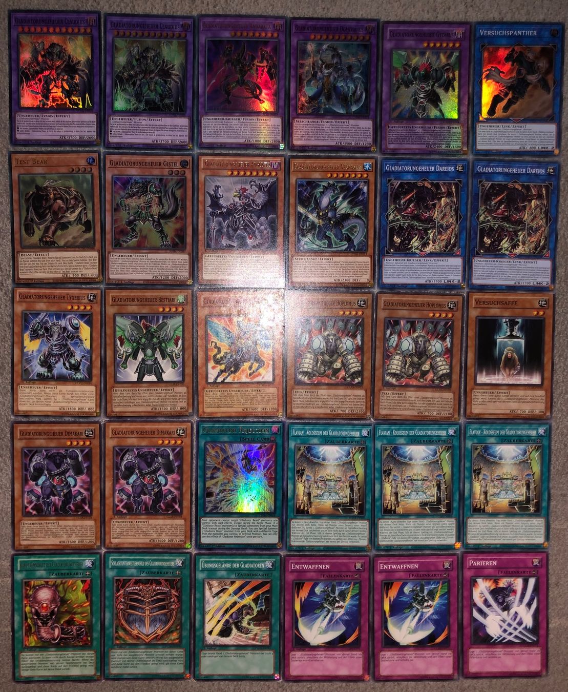 Yugioh Carte collezionabili: YuGiOh Gladiatorungeheuer Deck Set – Nuovo (secondo la descrizione) da Altstätten SG venduto da ChangeMaker