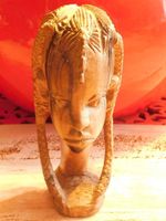 Art Deco Wood Carving Skulpturen