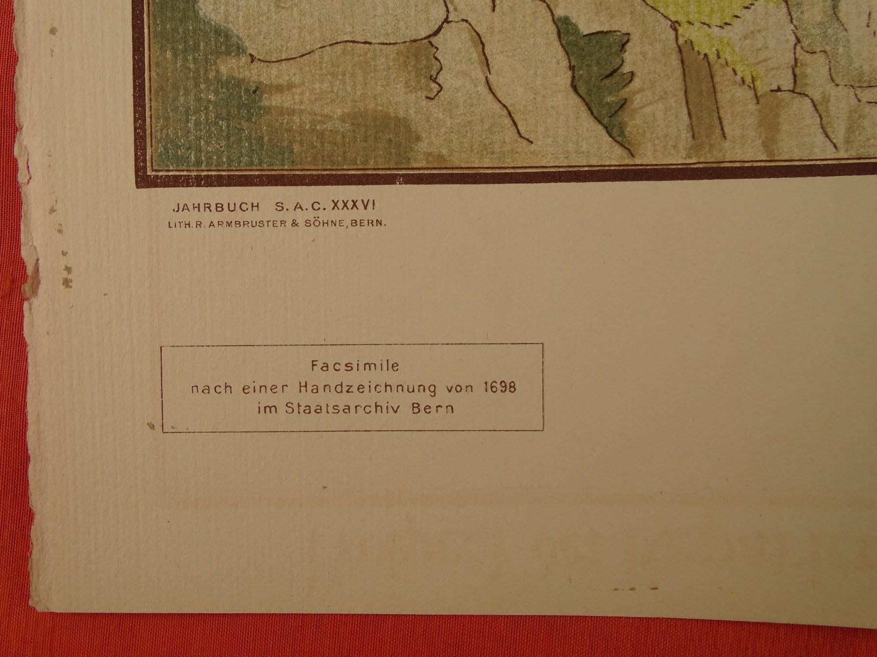 Cartine & Atlanti: PROSPECT LÖTSCHENBERG – Usato da Grüningen venduto da Kartensammler 2