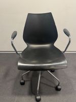 Bürostuhl schwarz (Kartell Maui)