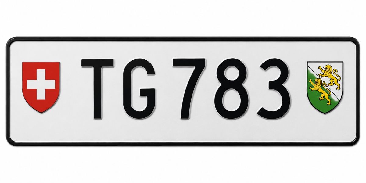 Insegne: Kontrollschild TG783 Auto – Usato da Kreuzlingen venduto da LWatches