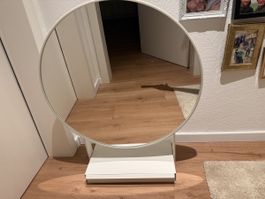 Standspiegel rund weiss IKEA wie neu