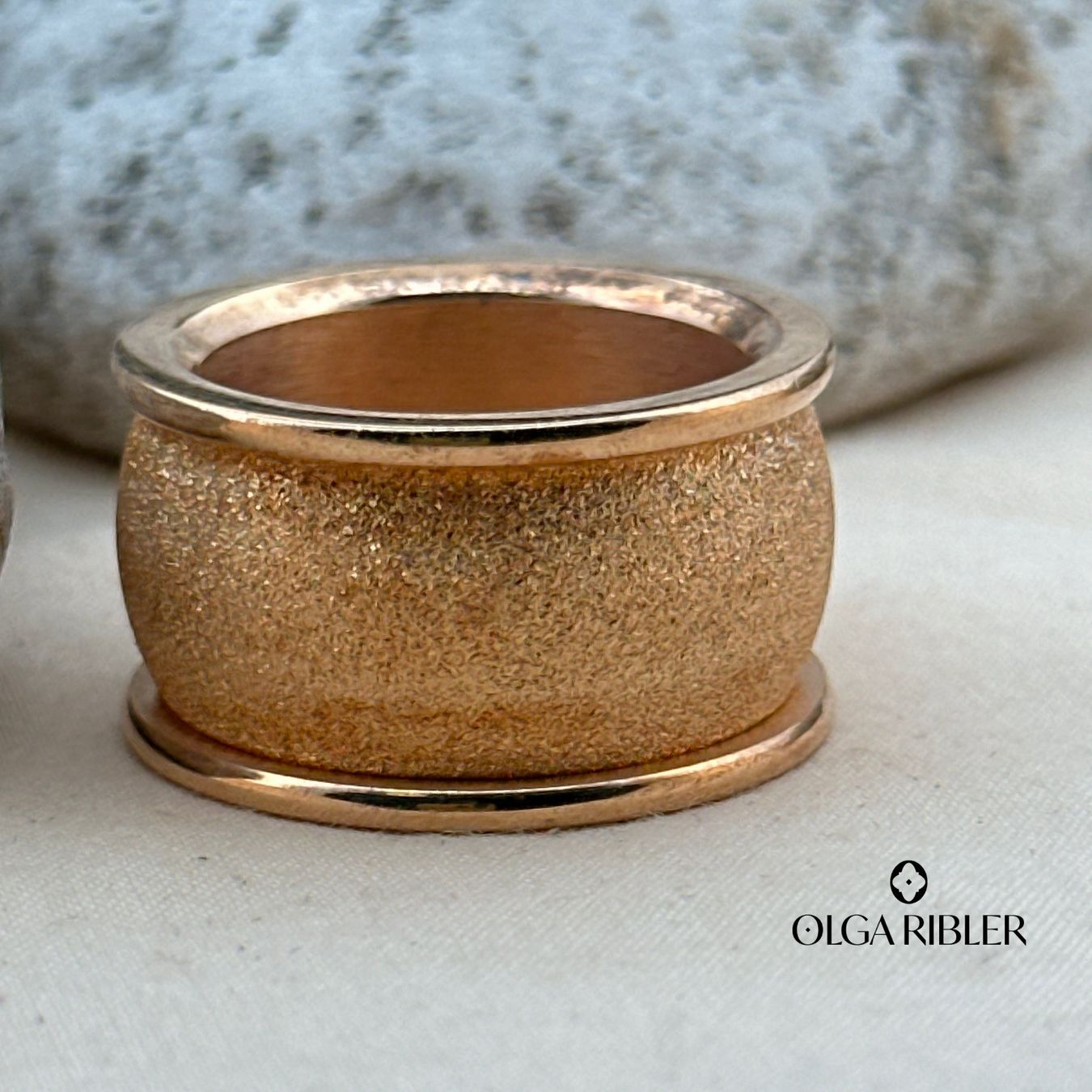 Olga Ribler Ringe: Edelstahl Statement  Ring rosevergoldet Grösse 58 – Neu (gemäss Beschreibung) aus Luzern von Schmuckoutlet 6