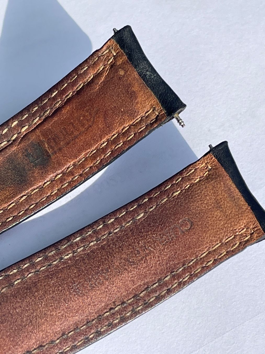 Bracciali & Braccialetti: Jaeger-LeCoultre Armband Schwarz mit Naht 21mm – Usato da Wald ZH venduto da Flight69 1