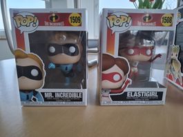 Funko Pop! The Incredibles: Mr. Incredible & Elastigirl!