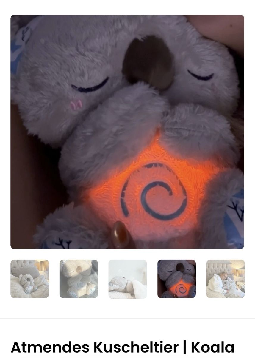 Spielzeuge: Schlaf Koala, Kuscheltier mit Atemfunktion – Neu und originalverpackt aus Schötz von Maumau83