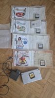 Nintendo DS Lite silber mit 5 Spielen und Zubehör