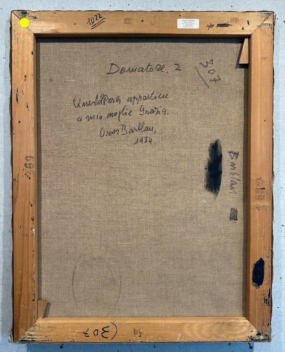 Dipinti: OSCAR BARBLAN -  Domatore 2 – Usato da Basel venduto da Kaffee_und_Kunst 1