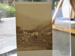 Alvaschein 1885 Unikat Postkarte   1  Verschnitt