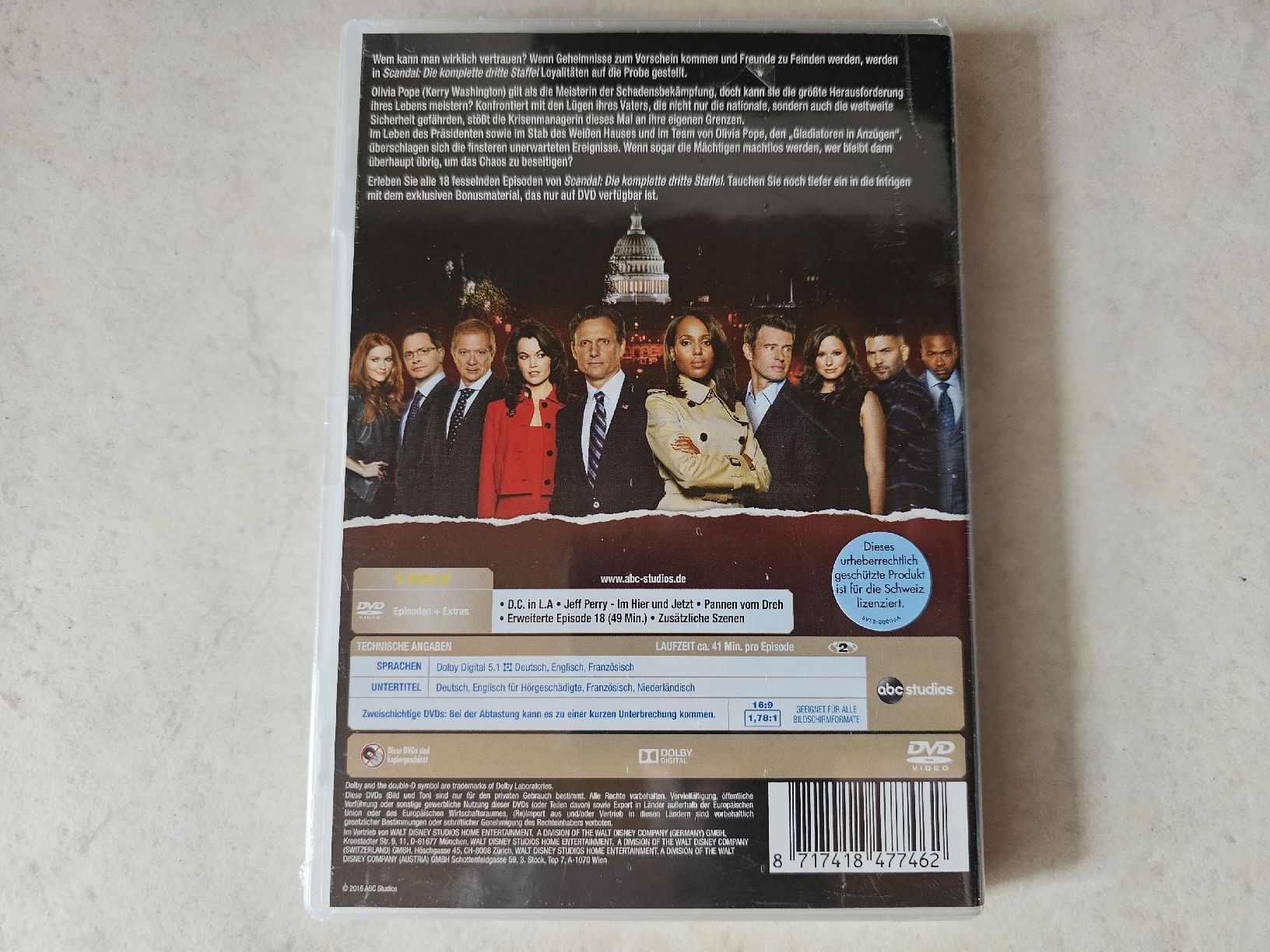 Alle DVDs: Scandal  -  Staffel 3  /  Fabrikneu – Neu und originalverpackt aus Schneisingen von backstore24 1