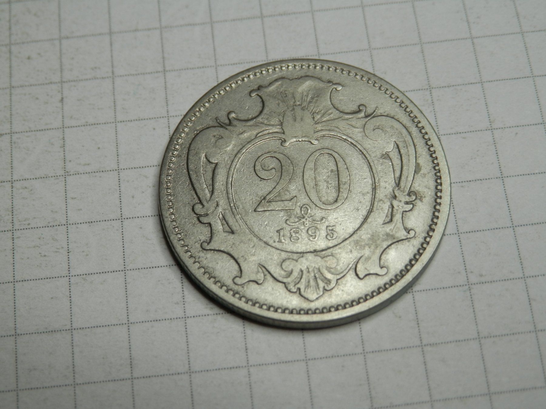 Tutti le monete: Österreich  20 Heller, 1895 – Usato da Weiach venduto da weiach81