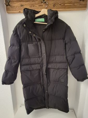 Damen Daunenjacke United Colors of Benetton schwarz