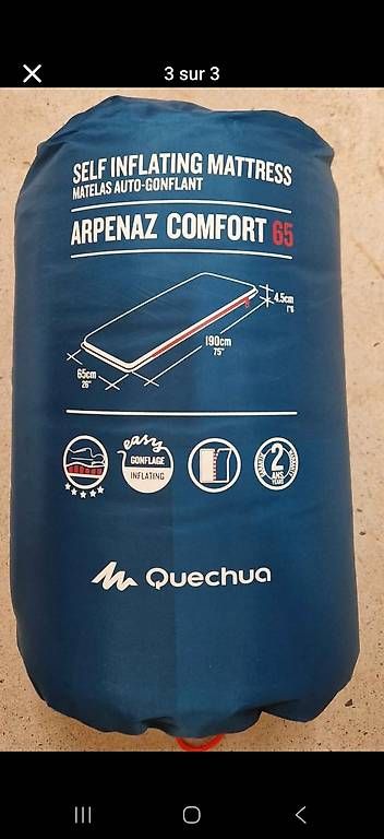 Sacchi a pelo: Matelas autogonflant et sac de couchage – Usato da Vésenaz venduto da blackhawk84